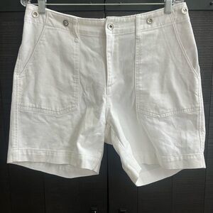 Ralph Lauren White Denim Shorts